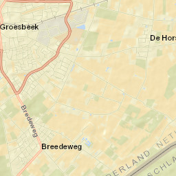 Groesbeek Street Map