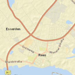 Rees Street Map