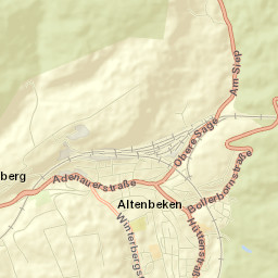 Altenbeken Street Map