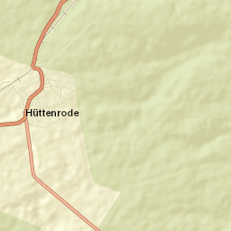 Hüttenrode Street Map