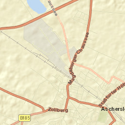 Aschersleben Street Map