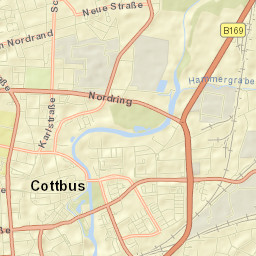 Cottbus Street Map