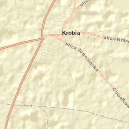 Krobia Street Map