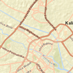 Kalisz Street Map
