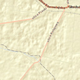 Głuchów Street Map