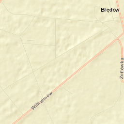 Błędów Street Map