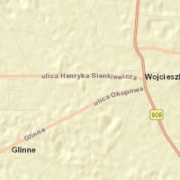 Wojcieszków Street Map