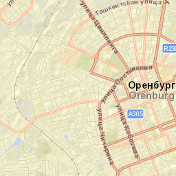 Orenburg Street Map