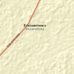 Yelizavetinka Street Map
