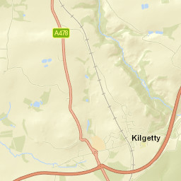 Kilgetty Street Map