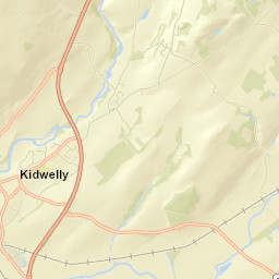 Capel Teilo Road Trimsaran Kidwelly Carmarthenshire Street Map