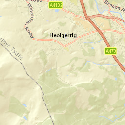 Winchfawr, Merthyr Tydfil CF48 1PP, UK Street Map