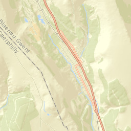 Blaenau Gwent Street Map