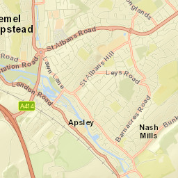 Hemel Hempstead Street Map