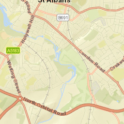 St Albans Street Map