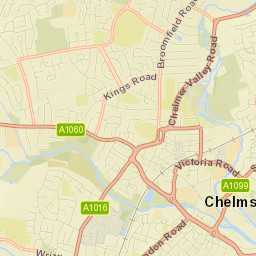 Chelmsford Street Map