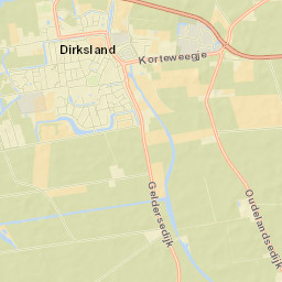 Dirksland Street Map