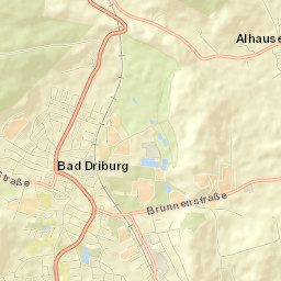 Bad Driburg Street Map