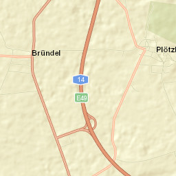 Plötzkau Street Map