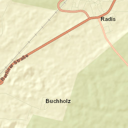 Radis Street Map