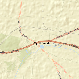 Opatówek Street Map