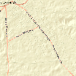 Lutomiersk Street Map