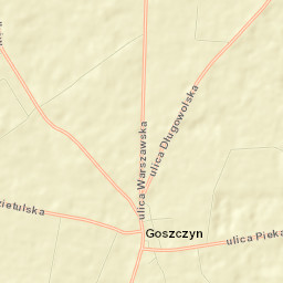 Goszczyn Street Map