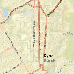 Kursk Street Map
