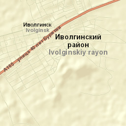 Ivolginsk Street Map