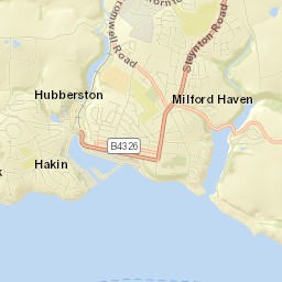 Milford Haven Street Map
