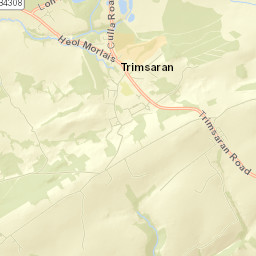 Trimsaran Street Map