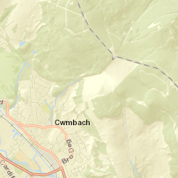 Cwmbach Street Map