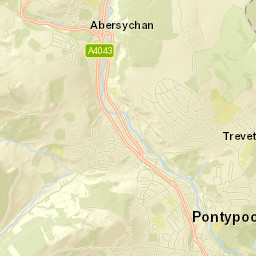 Pontypool Street Map