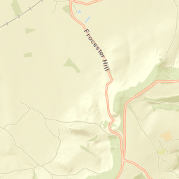 Frocester Hill, Gloucestershire, UK Street Map