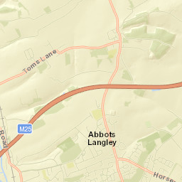Abbots Langley Street Map