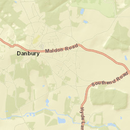 Danbury Street Map