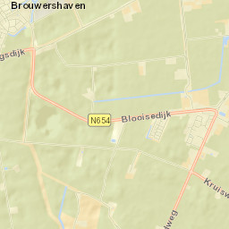 Brouwershaven Street Map