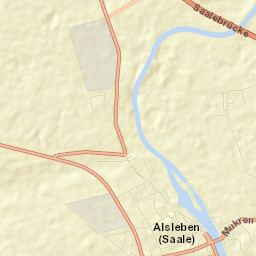 Alsleben Street Map