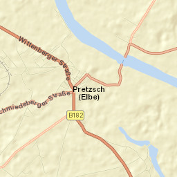 Pretzsch Street Map