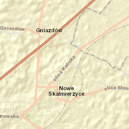 Nowe Skalmierzyce Street Map