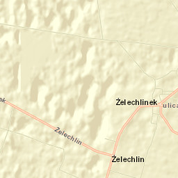 Żelechlinek Street Map