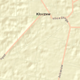 Kłoczew Street Map
