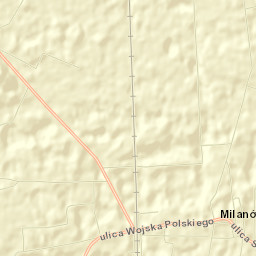 Milanów Street Map