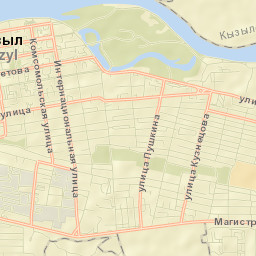 Kyzyl Street Map