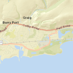 Burry Port Street Map