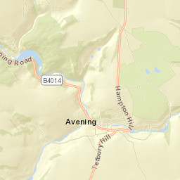 Avening Street Map