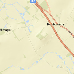 Postcombe, Postcombe Area Pick Up Zone (S-bound, Unmarked), T Street Map