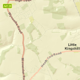 1 Lodge Lane, Prestwood, Great Missenden Street Map