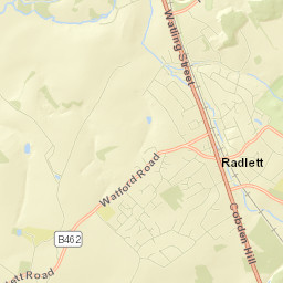 Radlett Street Map