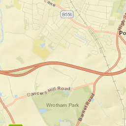 Potters Bar Street Map